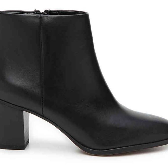 Leather Booties 2 3/4" Heel Boots - Franco Sarto - Picture 10 of 10